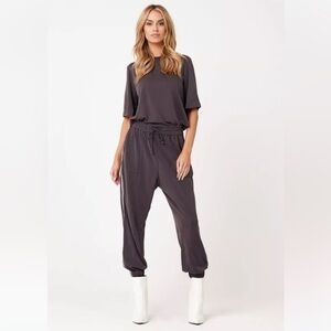 SIWY XS Women's Charcoal Jumpsuit like new!